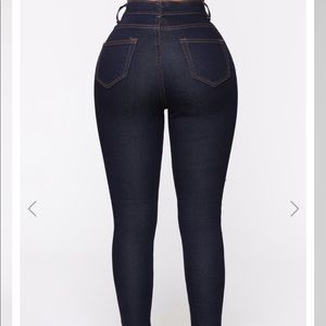 Fashion Nova skinny jeans.
